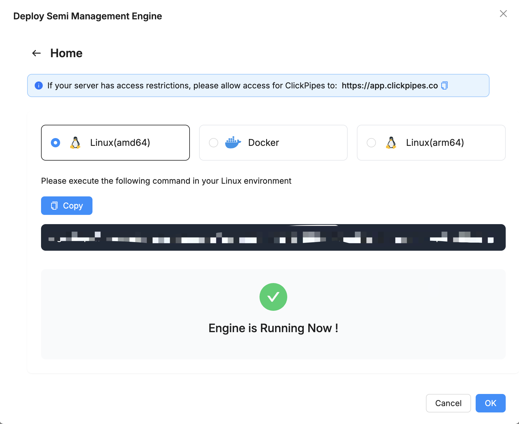Semi-Managed Deployment